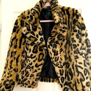 Forever 21 faux fur jacket